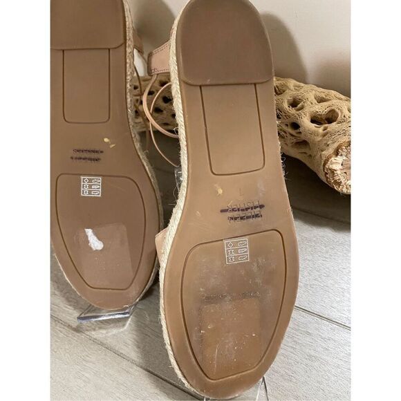 New Eileen Fisher Lace Suede Espadrille Size 7 - Picture 7 of 8